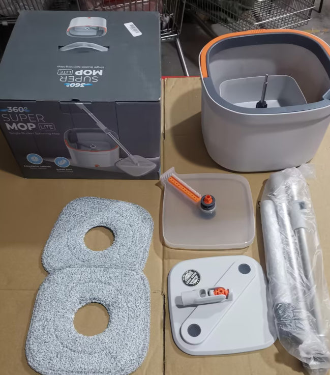 Hands-free Lazy Rotary Mop Household One Mop Clean Flat